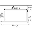 SLV 1008624 DOWNLIGHT C 200 8/16/24 W 940 IP54
