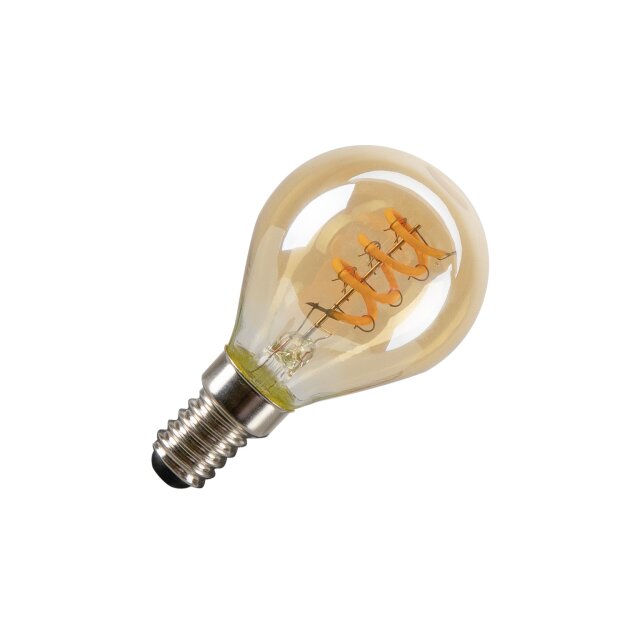 SLV 1008649 LED G45 LED-Leuchtmittel gold E14 PHASE 2 W 1800 K