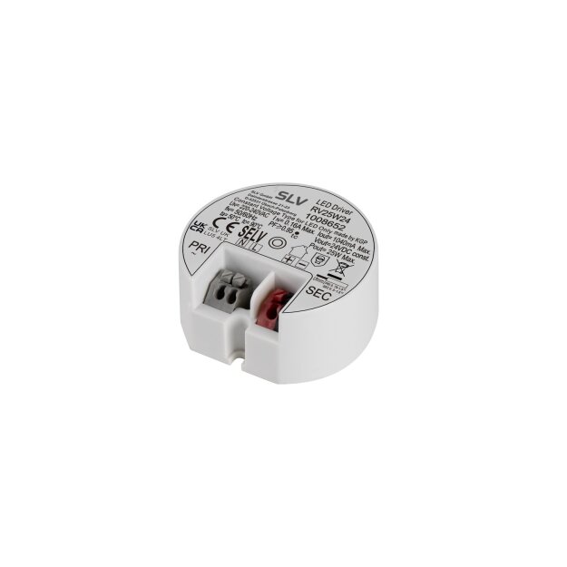 SLV 1008652 LED Netzteil 24V 25 W rund