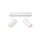 SLV 1008704 NOBLO® Wand- und Deckenaufbauleuchte double rund 2000-3000 K 15 W Dim-to-Warm PHASE 36° weiß