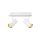 SLV 1008704 NOBLO® Wand- und Deckenaufbauleuchte double rund 2000-3000 K 15 W Dim-to-Warm PHASE 36° weiß