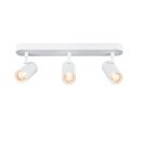 SLV 1008705 NOBLO® Wand- und Deckenaufbauleuchte triple rund 2000-3000 K 22 W Dim-to-Warm PHASE 36° weiß