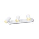 SLV 1008705 NOBLO® Wand- und Deckenaufbauleuchte triple rund 2000-3000 K 22 W Dim-to-Warm PHASE 36° weiß