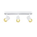 SLV 1008705 NOBLO® Wand- und Deckenaufbauleuchte triple rund 2000-3000 K 22 W Dim-to-Warm PHASE 36° weiß