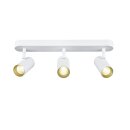 SLV 1008705 NOBLO® Wand- und Deckenaufbauleuchte triple rund 2000-3000 K 22 W Dim-to-Warm PHASE 36° weiß