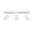 SLV 1008705 NOBLO® Wand- und Deckenaufbauleuchte triple rund 2000-3000 K 22 W Dim-to-Warm PHASE 36° weiß