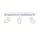 SLV 1008705 NOBLO® Wand- und Deckenaufbauleuchte triple rund 2000-3000 K 22 W Dim-to-Warm PHASE 36° weiß