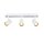 SLV 1008705 NOBLO® Wand- und Deckenaufbauleuchte triple rund 2000-3000 K 22 W Dim-to-Warm PHASE 36° weiß