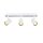 SLV 1008705 NOBLO® Wand- und Deckenaufbauleuchte triple rund 2000-3000 K 22 W Dim-to-Warm PHASE 36° weiß