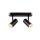 SLV 1008707 NOBLO® Wand- und Deckenaufbauleuchte double rund 2000-3000 K 15 W Dim-to-Warm PHASE 36° schwarz