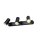 SLV 1008708 NOBLO® Wand- und Deckenaufbauleuchte triple rund 2000-3000 K 22 W Dim-to-Warm PHASE 36° schwarz