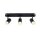 SLV 1008708 NOBLO® Wand- und Deckenaufbauleuchte triple rund 2000-3000 K 22 W Dim-to-Warm PHASE 36° schwarz