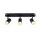 SLV 1008708 NOBLO® Wand- und Deckenaufbauleuchte triple rund 2000-3000 K 22 W Dim-to-Warm PHASE 36° schwarz