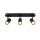 SLV 1008708 NOBLO® Wand- und Deckenaufbauleuchte triple rund 2000-3000 K 22 W Dim-to-Warm PHASE 36° schwarz