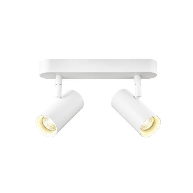 SLV 1008710 NOBLO® Wand- und Deckenaufbauleuchte double rund 3000 K 12 W PHASE 32° weiß
