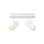 SLV 1008710 NOBLO® Wand- und Deckenaufbauleuchte double rund 3000 K 12 W PHASE 32° weiß