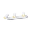 SLV 1008711 NOBLO® Wand- und Deckenaufbauleuchte triple rund 3000 K 19 W PHASE 32° weiß