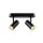 SLV 1008719 NOBLO® Wand- und Deckenaufbauleuchte double rund 2700 K 12 W PHASE 32° schwarz