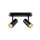 SLV 1008719 NOBLO® Wand- und Deckenaufbauleuchte double rund 2700 K 12 W PHASE 32° schwarz