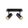 SLV 1008719 NOBLO® Wand- und Deckenaufbauleuchte double rund 2700 K 12 W PHASE 32° schwarz