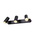 SLV 1008720 NOBLO® Wand- und Deckenaufbauleuchte triple rund 2700 K 19 W PHASE 32° schwarz
