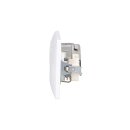 Busch-Jaeger Busch-balance SI Set: 1x Rutenbeck Anschlussdose flex 136104030 mit Zentralscheibe + 1x 20 EUC-914 SCHUKO® Steckdosen-Einsatz + 1x 1722-914 2-fach Rahmen Alpinweiß