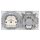 Busch-Jaeger Busch-balance SI Set: 1x Rutenbeck Anschlussdose flex 136104030 mit Zentralscheibe + 1x 20 EUC-914 SCHUKO® Steckdosen-Einsatz + 1x 1722-914 2-fach Rahmen Alpinweiß