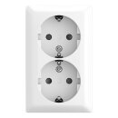 Busch-Jaeger 202 EAPBJ-524 SCHUKO® Doppelsteckdose...