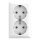 Busch-Jaeger 202 EAPBJ-524 SCHUKO® Doppelsteckdose Safety+ Aufputz 2TKA00005531