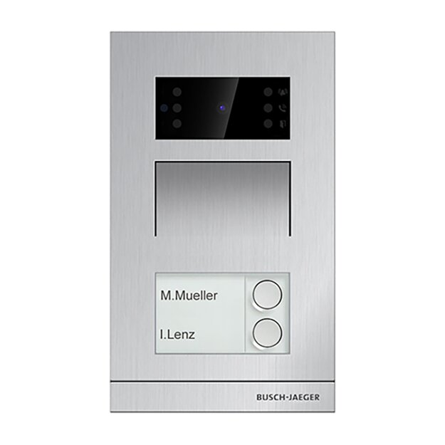 Busch-Jaeger H81366P2-A-03 Außenstation Video Mini UP 2-fach IC 2TMA130010A0019
