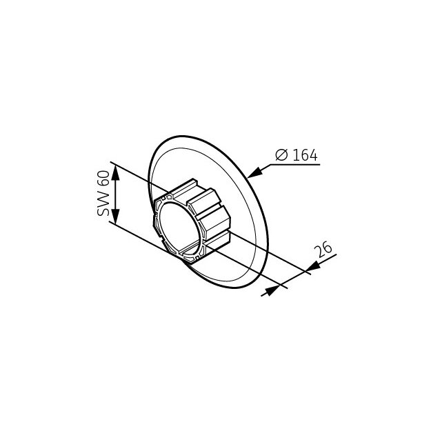Somfy Abweisscheibe 9410375