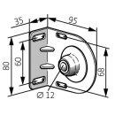 Somfy Flanschgegenlager 9410633