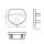 Brumberg 53090070 Endkappen-Set zu LED-Anbauprofil 53760070 weiß