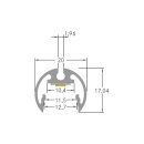 Brumberg 53760070 LED-Anbau-Rundprofil weiß