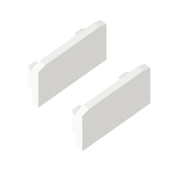Brumberg 53086260 Endkappen-Set zu LED-Anbauprofil 53604260 silber
