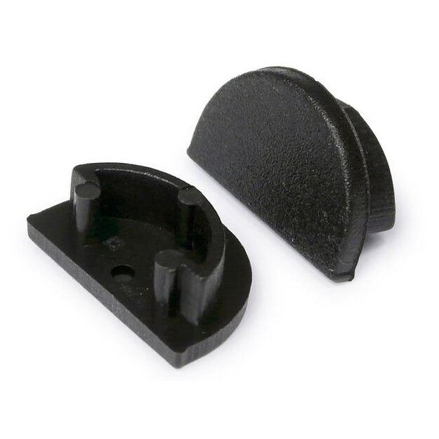 Brumberg 53078080 Endkappen-Set zu flexiblem LED-Profil 53753 schwarz