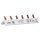 ABB PSX1/12N Phasenschiene FlexLine 1P+N 12Pins 6 TE 10qmm 2CDL210180R1012