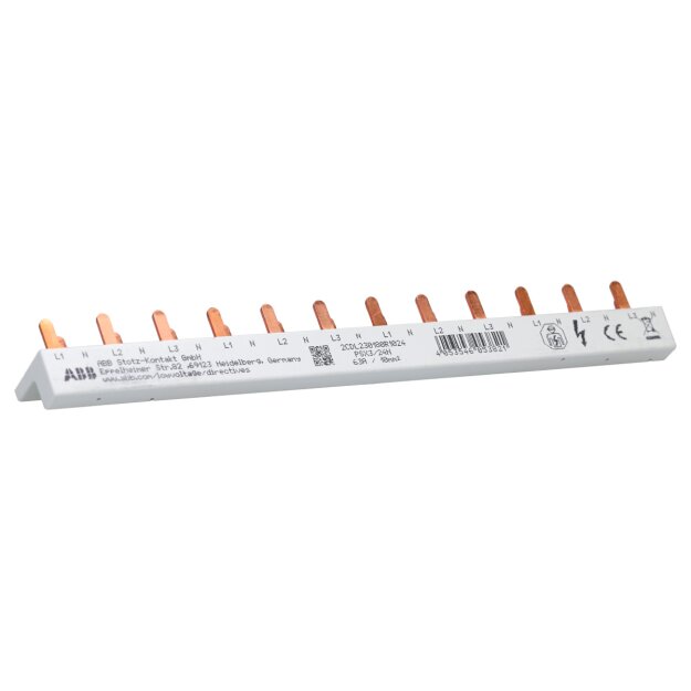 ABB PSX3/24N Phasenschiene FlexLine 3P+N 24Pins 12 TE 10qmm 2CDL230180R1024