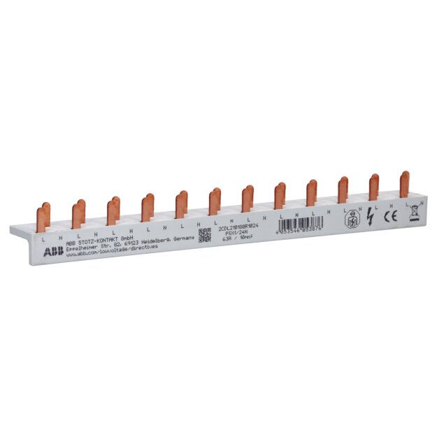 ABB PSX1/24N Phasenschiene FlexLine 1P+N 24Pins 12 TE 10qmm 2CDL210180R1024