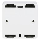 Rutenbeck UAE - Cat. 6A iso Universal-Anschlussdose / Datendose LAN mit Unterputz-Abdeckung reinweiß 136112030 + Aufputz-Gehäuse 13511503, 1-fach RJ45, 10 Gbit/s, geschirmt