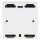 Rutenbeck UAE - Cat. 6A iso Universal-Anschlussdose / Datendose LAN mit Unterputz-Abdeckung reinweiß 136112030 + Aufputz-Gehäuse 13511503, 1-fach RJ45, 10 Gbit/s, geschirmt