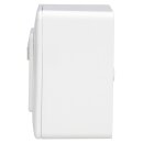Rutenbeck UAE - Cat. 6A iso Universal-Anschlussdose / Datendose LAN mit Unterputz-Abdeckung reinweiß 136112070 + Aufputz-Gehäuse 13511503, 2-fach RJ45, 10 Gbit/s, geschirmt