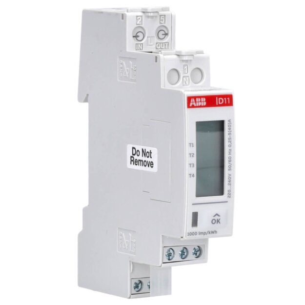 ABB 2CMA241665R1000 D11 15-M 40 MODBUS Wechselstromzähler 40A  Modbus RTU  MID  1DO+1DI