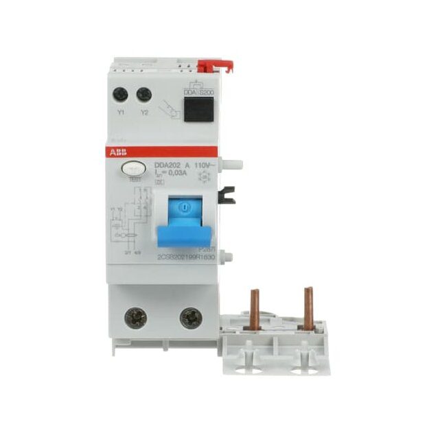 ABB 2CSB202199R1630 DDA202A-63/0 03 FI-Block Typ A 110V RCU 2P 63A 30mA für 110V AC-Netz
