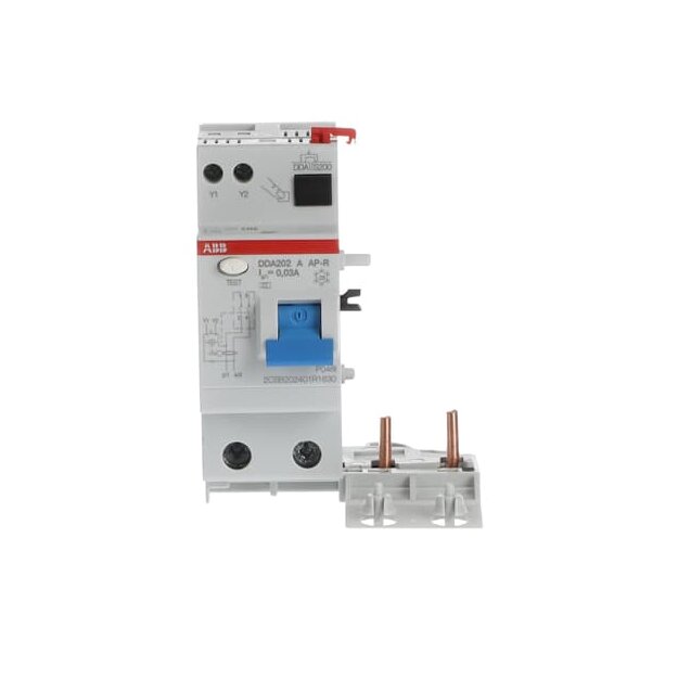 ABB 2CSB202401R1630 DDA202A-63/0 03AP-R FI-Block für S202 2P Typ A 63A 30mA kurzzeitverzögert