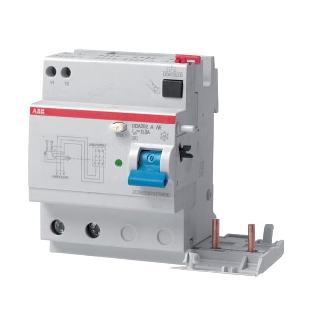 ABB 2CSB202701R4630 DDA202A-63/0 5AE FI-Block für S202 2P Typ A 63A 500mA Not Aus Funktion