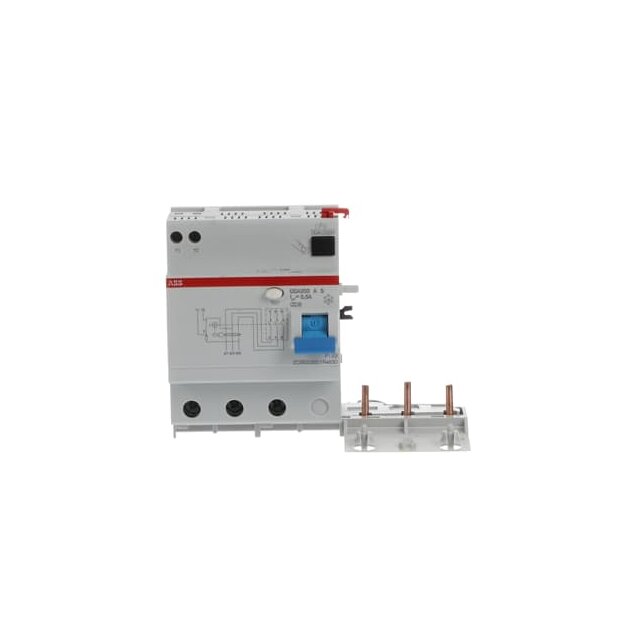 ABB 2CSB203201R4630 DDA203AS-63/0 5 FI-Block für S203 3P Typ A 63A 500mA selektiv