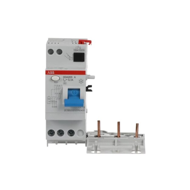 ABB 2CSB203101R2400 DDA203A-40/0 1 FI-Block für S203 3P Typ A 40A 100mA