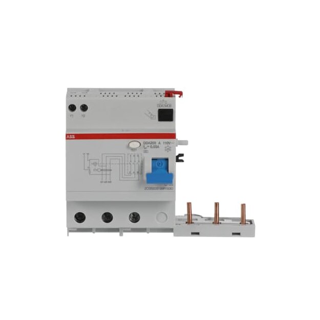ABB 2CSB203199R1630 DDA203A-63/0 03 FI-Block Typ A 110V RCU 3P 63A 30mA für 110V AC-Netz
