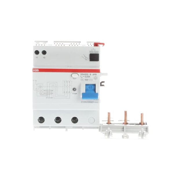 ABB 2CSB203592R1630 DDA203 B APR 63/0 03 FI-Block für S203 3P  allstromsensitiv  63A  30mA